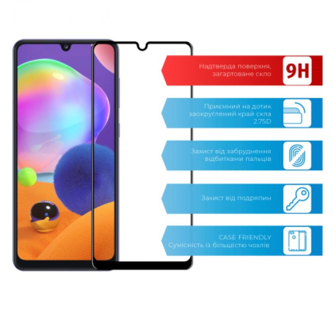 ACCLAB Скло захисне ACCLAB Full Glue Samsung A31 (1283126508578)