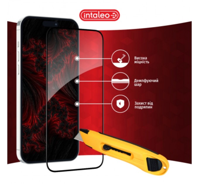 Скло захисне Intaleo Full Glue Apple iPhone 15 (1283126575242)