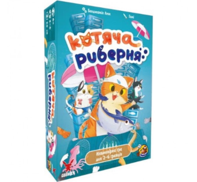 Настільна гра Geekach Games Котяча риберня (Fish & Katz) українська (GKCH158)