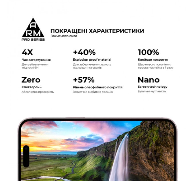 Armorstandart Скло захисне Armorstandart Pro Apple iPhone 15 (ARM71483)