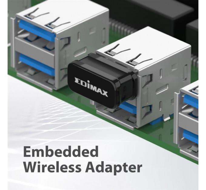 Беспроводной адаптер Edimax EW-7811ULC (AC600, nano)