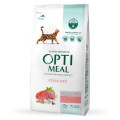 Optimeal Сухий корм для кішок Optimeal для стерилізованих/кастрованих з яловичиною і сорго 1.5 кг (4820215364652)