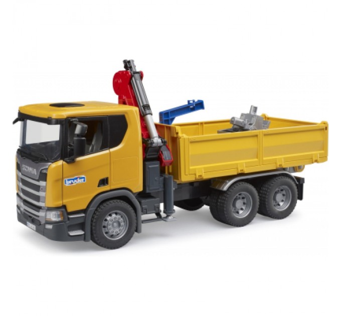 Bruder Спецтехніка Bruder Scania Super 560R з краном-маніпулятором 1:16 з аксесуарами (03551)