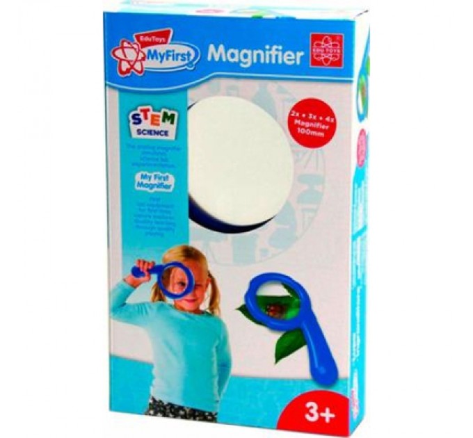 Набір для експериментів EDU-Toys Збільшувальне скло 2x 3x 4x рази (JS008)