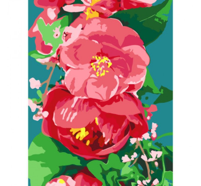 Картина по номерам Rosa Star Дика півонія 35 х 45 см (4823098525288)
