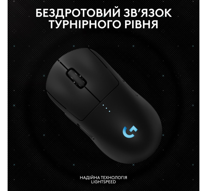Мышь беспроводная Logitech G Pro 2 Lightspeed Black (910-007295)