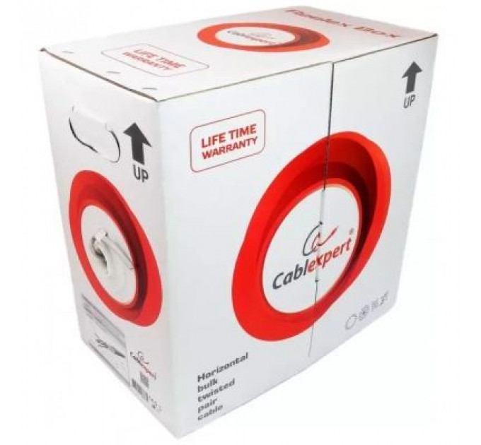 Кабель мережевий Cablexpert FTP 305м, cat.5e, 4 пари, 0,48 мм, багатожильний, CU (FPC-5004E)