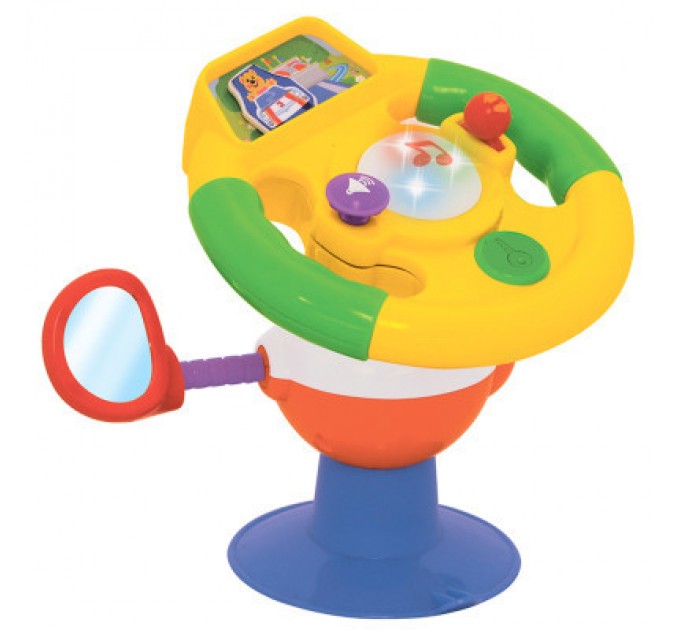 Kiddi Smart Розвиваюча іграшка Kiddi Smart на присосці – Розумне кермо (українська) (063420)