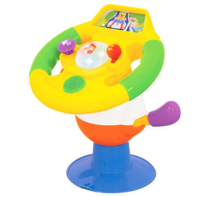 Kiddi Smart Розвиваюча іграшка Kiddi Smart на присосці – Розумне кермо (українська) (063420)