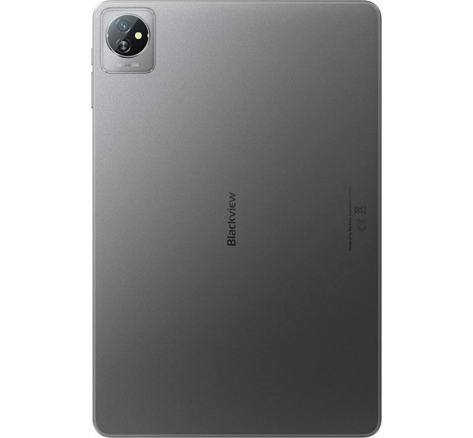 Планшет Blackview Tab 70 WiFi 4/64GB Grey; 10.1" (1280x800) IPS / Rockchip RK3562 / ОЗУ 4 ГБ / 64 ГБ встроенной + microSD до 1 ТБ / камера 5 Мп + 2 Мп / Wi-Fi, Bluetooth / Android 13.0 / 246.5 х 163 х 9.9 мм, 520.5 г / 6580 мАч / серый
