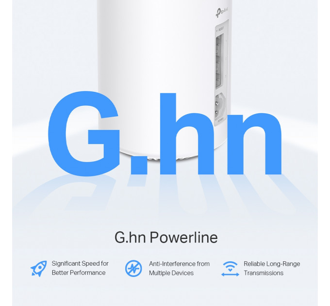 WiFi Mesh система TP-Link Deco PX50(2-pack) (AX3000, 3xGE WAN/LAN, MU-MIMO, Powerline)