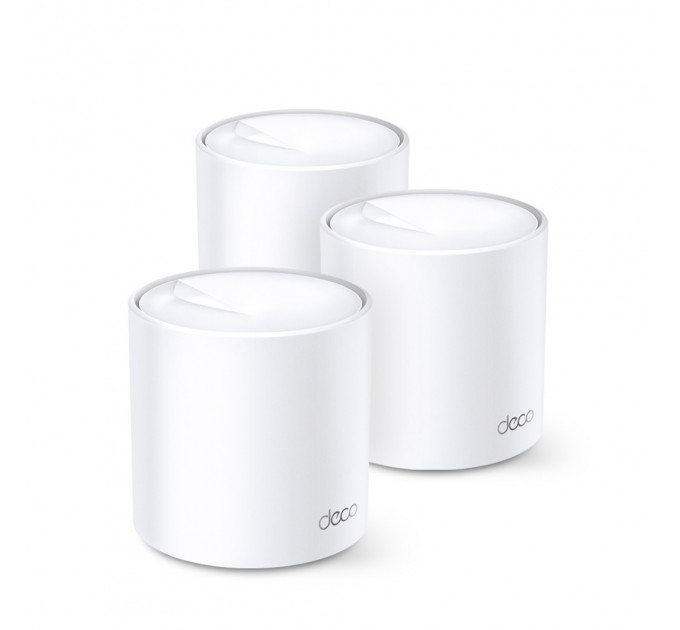 WiFi Mesh система TP-Link Deco X20(3-pack) (AX1800 1xGE LAN 1xGE WAN MU-MIMO OFDMA MESH)