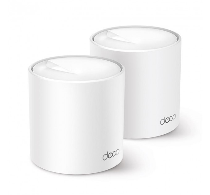 WiFi Mesh система TP-Link Deco X50(2-pack) (AX3000 Wi-Fi6, 3xGE WAN/LAN, 2x2 MU-MIMO, OFDMA)