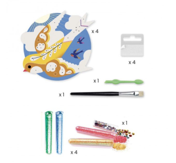 Djeco Набір для творчості Djeco Райські пташки (DJ09522)