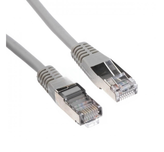 Патч-корд Strax CAT5e 5 м Grey (4017538001412) Bulk