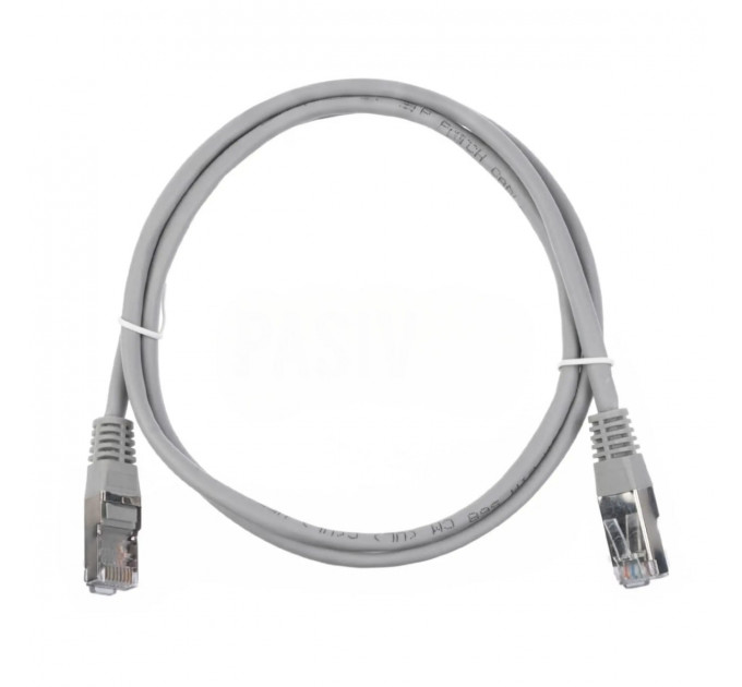 Патч-корд Strax CAT5e 5 м Grey (4017538001412) Bulk