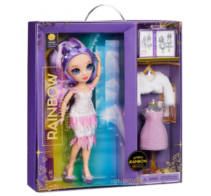 Rainbow High Лялька Rainbow High серії Fantastic Fashion Віолетта (587385)