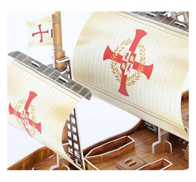 Cubic Fun Пазл Cubic Fun Тривимірна головоломка-конструктор Корабель Санта Марія (T4008h)