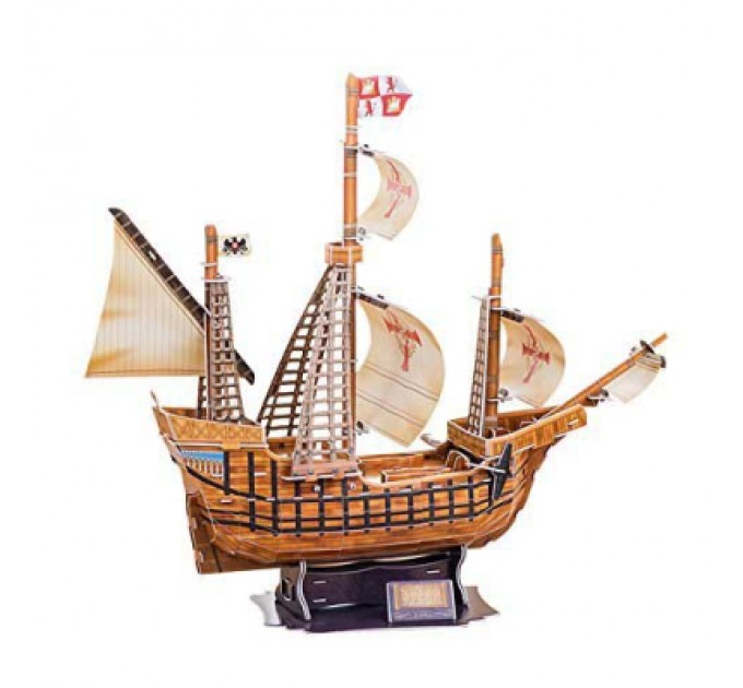 Cubic Fun Пазл Cubic Fun Тривимірна головоломка-конструктор Корабель Санта Марія (T4008h)