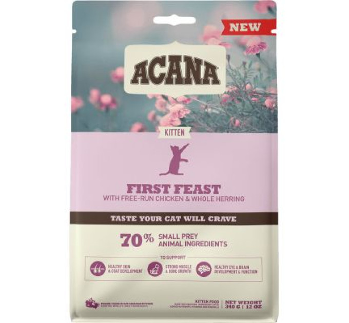 ACANA Сухий корм для кішок ACANA First Feast для кошенят 340 г (0064992714284)