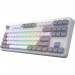 Клавіатура Hator Rockfall 3 Mecha TKL QMK/VIA Orange Wireless White (HTK851UA)