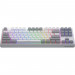 Клавіатура Hator Rockfall 3 Mecha TKL QMK/VIA Orange Wireless White (HTK851UA)