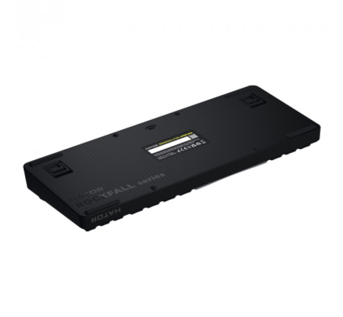 Клавіатура Hator Rockfall 3 Mecha TKL QMK/VIA Orange Wireless Black (HTK850UA)