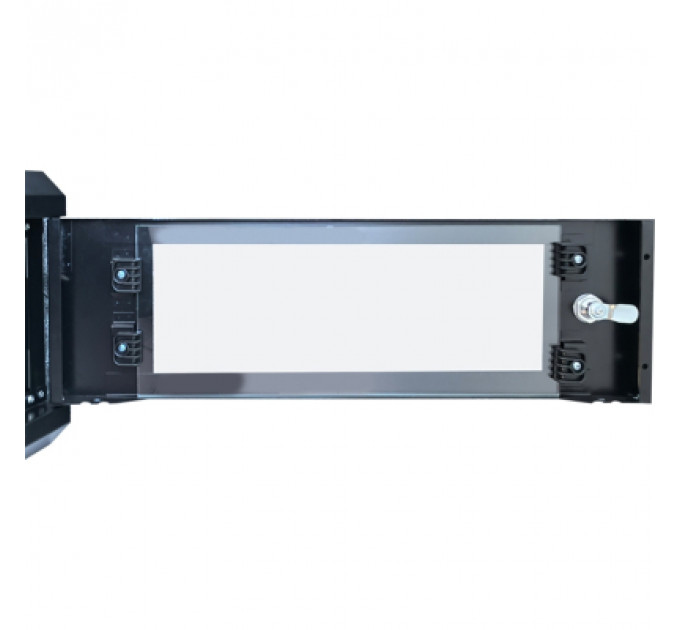 Шафа настінна GEAR 4U 19'' 600x600x240 мм, black (GWMSN-4U-600-600)