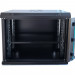 Шафа настінна GEAR 9U 19'' 600x600x450 мм, + полка 19", black (GWMSN-9U-600-600)