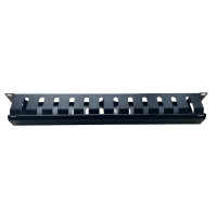 Кабельний організатор 19" 1U гребінчатий, цільнометалевий GEAR (GCM-1U19INCH)
