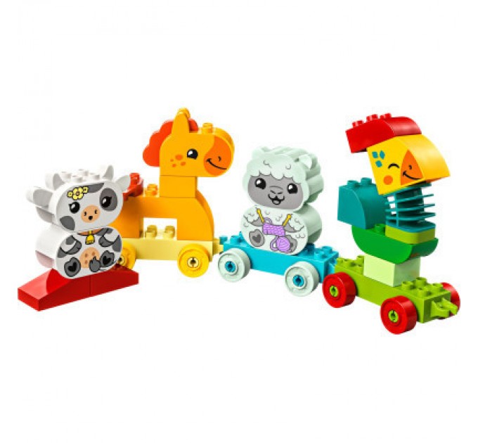 Конструктор LEGO DUPLO My First Потяг тваринок 19 деталей (10412)