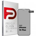 Armorstandart Скло захисне Armorstandart Pro Anti-spy Matte Apple iPhone 15 Plus Black (ARM73173)