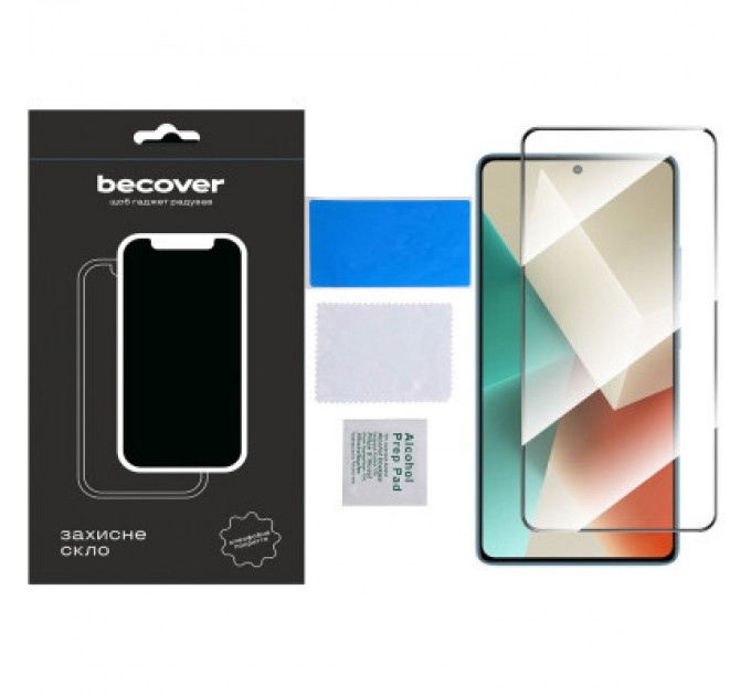 BeCover Скло захисне BeCover Xiaomi Redmi Note 13 Pro Black (710364)
