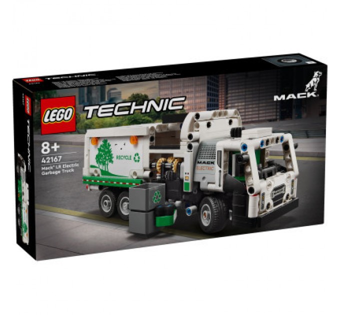 LEGO Конструктор LEGO Technic Сміттєвоз Mack LR Electric 503 деталей (42167)