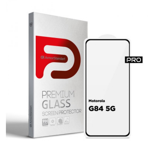 Armorstandart Скло захисне Armorstandart Pro Motorola G84 5G Black (ARM70890)
