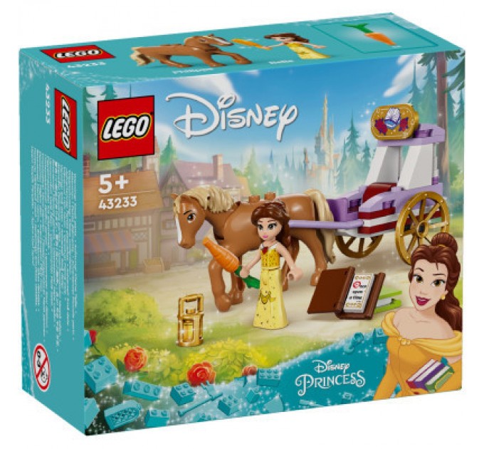 LEGO Конструктор LEGO Disney Казкова карета Белль 62 деталей (43233)