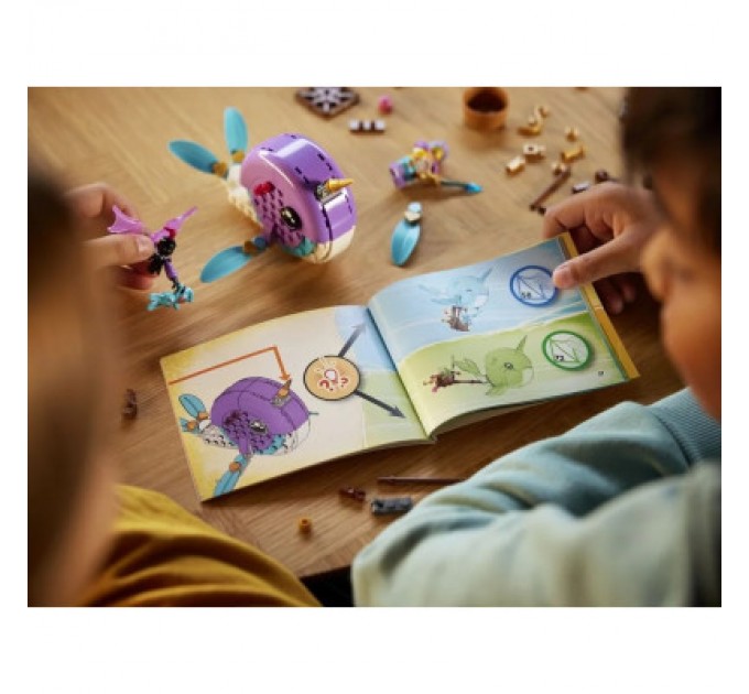LEGO Конструктор LEGO DREAMZzz Повітряна куля Іззі «Нарвал» 156 деталей (71472)