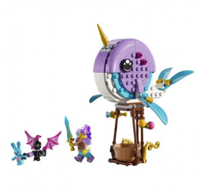 LEGO Конструктор LEGO DREAMZzz Повітряна куля Іззі «Нарвал» 156 деталей (71472)