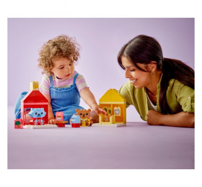 LEGO Конструктор LEGO DUPLO My First Повсякденні процедури: Час вечері й сну 28 деталей (10414)