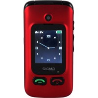 Мобільний телефон Sigma Comfort 50 Shell Duo Type-C Red Black (4827798212516)