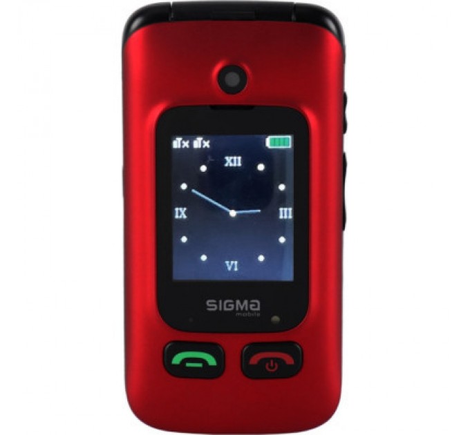 Мобільний телефон Sigma Comfort 50 Shell Duo Type-C Red Black (4827798212516)