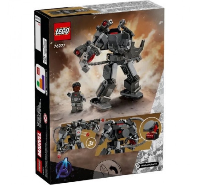 LEGO Конструктор LEGO Super Heroes Робот Бойової машини 154 деталей (76277)