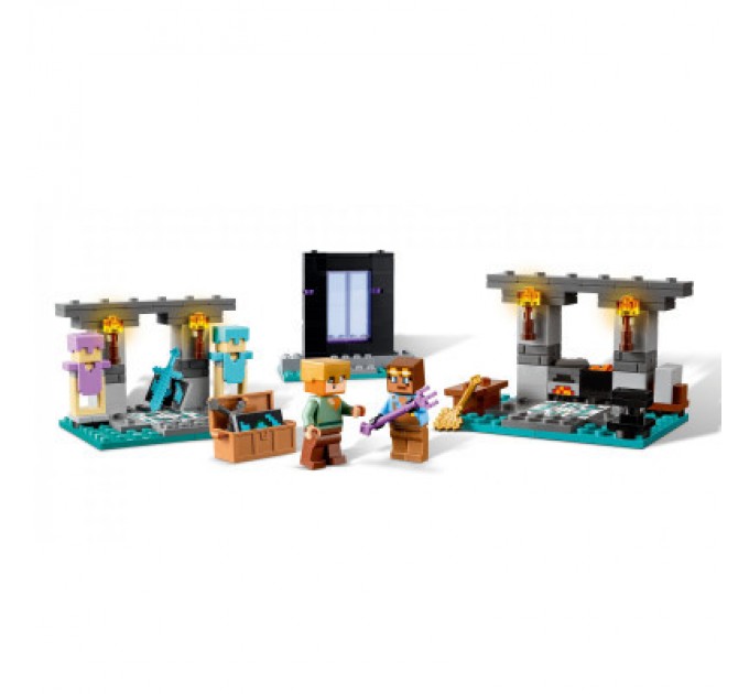 Конструктор LEGO Minecraft Зброярня 203 деталей (21252)