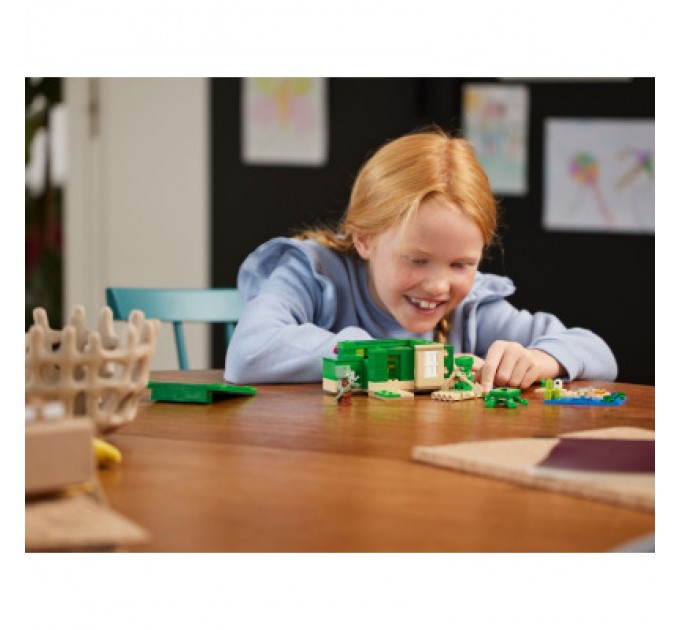 LEGO Конструктор LEGO Minecraft Пляжний будинок у формі черепахи 234 деталей (21254)
