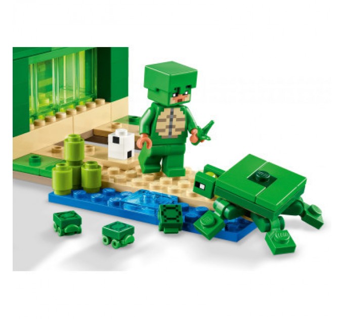 LEGO Конструктор LEGO Minecraft Пляжний будинок у формі черепахи 234 деталей (21254)