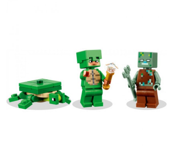 LEGO Конструктор LEGO Minecraft Пляжний будинок у формі черепахи 234 деталей (21254)