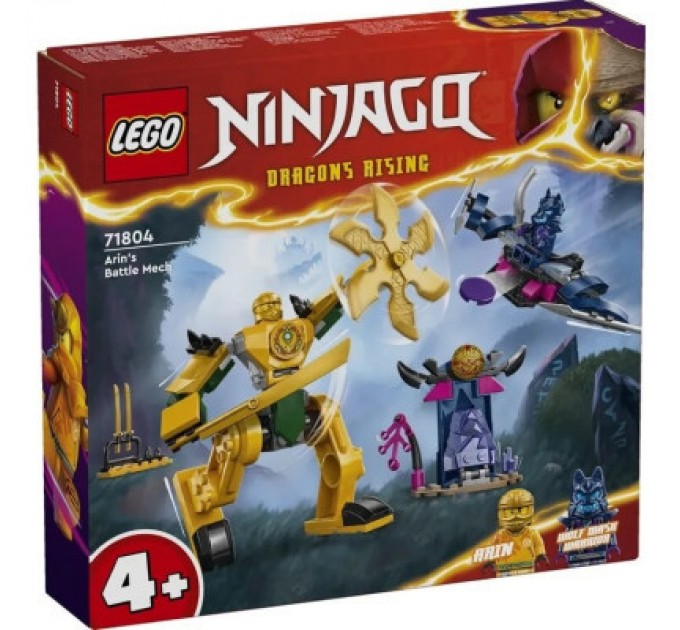 LEGO Конструктор LEGO NINJAGO Бойовий робот Аріна 104 деталей (71804)