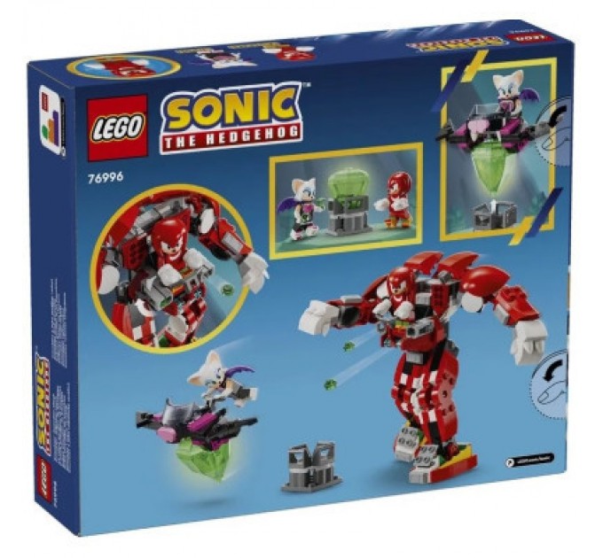 LEGO Конструктор LEGO Sonic the Hedgehog Вартовий робот Єхидни Наклз 276 деталей (76996)