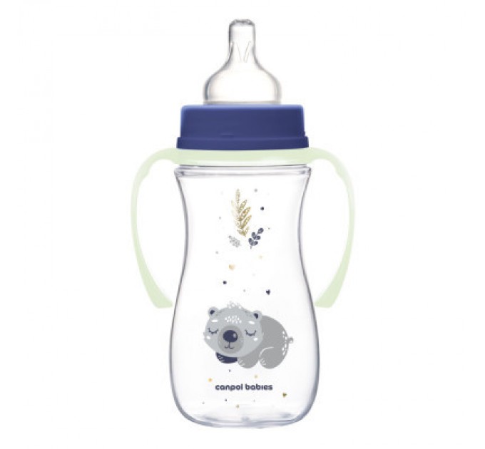 Пляшечка для годування Canpol babies Easystart Sleepy Koala 300 мл блакитна (35/238_blu)