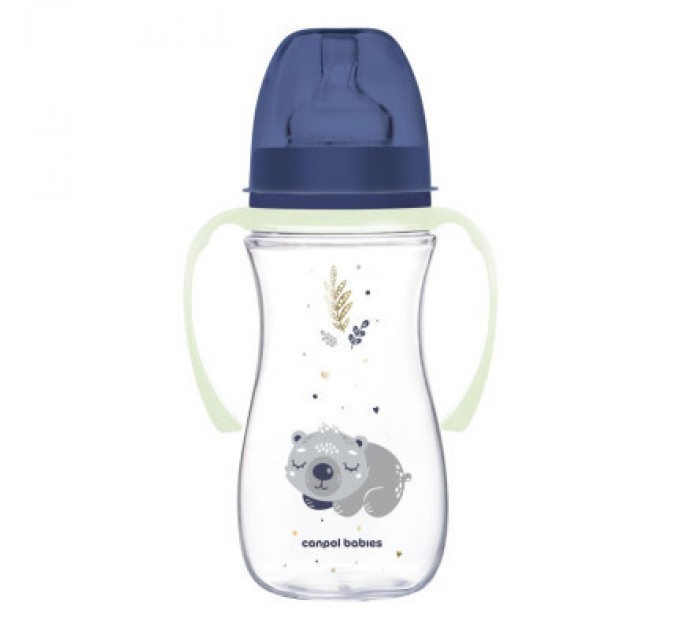 Пляшечка для годування Canpol babies Easystart Sleepy Koala 300 мл блакитна (35/238_blu)